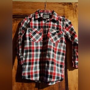 Kids Plaid Button-Up Shirt